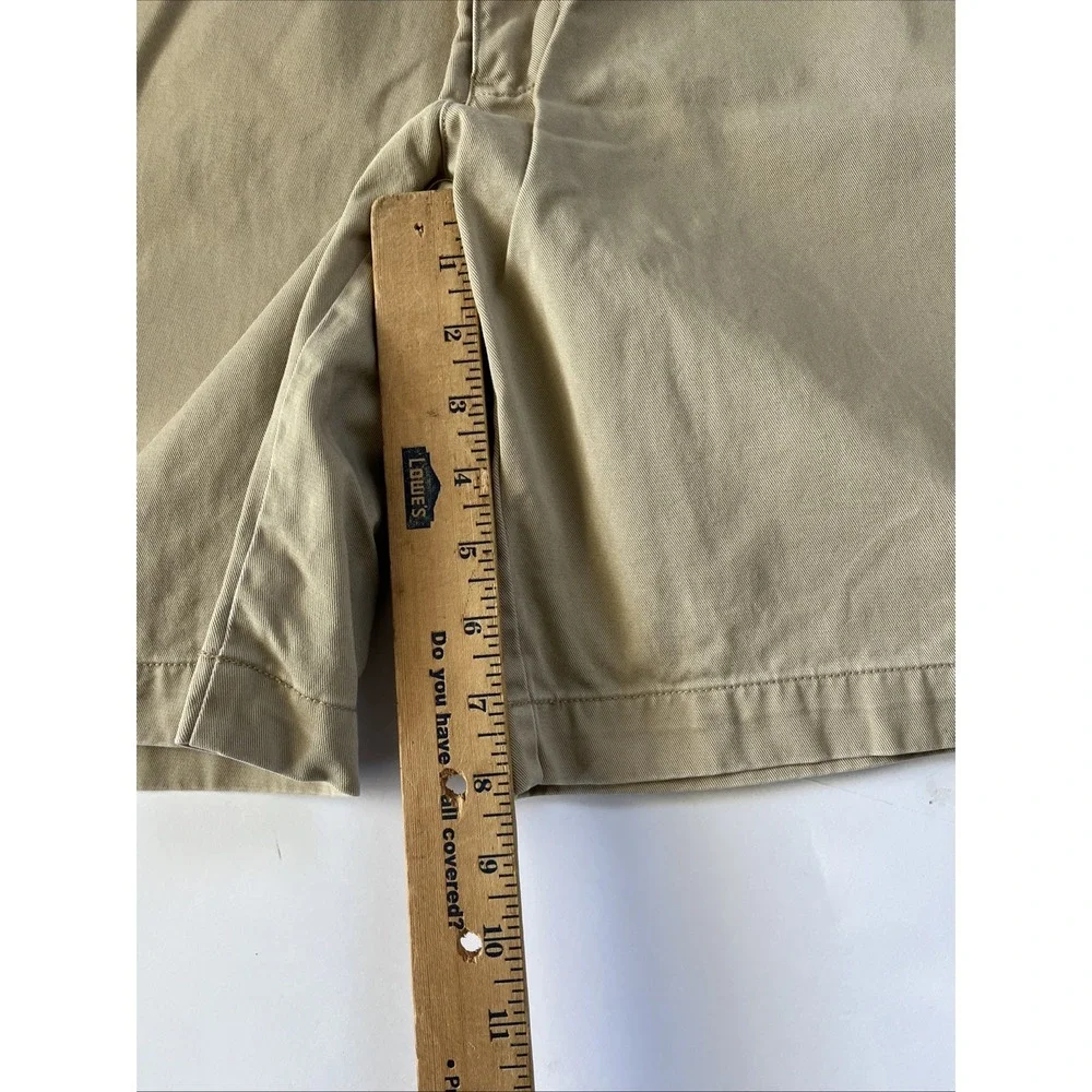 Polo Ralph Lauren Shorts Size 35 Khaki Cotton Prospect Classic Chino Golf Summer